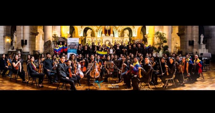 «Diáspora Sinfónica», un espectáculo con 50 músicos migrantes en escena «Diáspora Sinfónica», un espectáculo con 50 músicos migrantes en escena