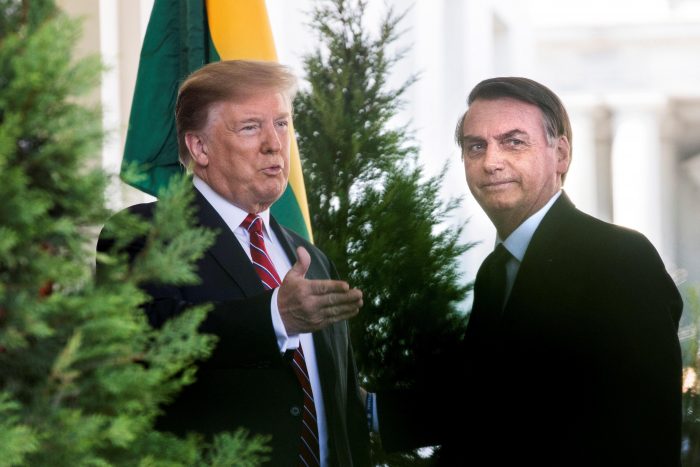 Piñera no es su único respaldo: Trump le da todo su apoyo a Bolsonaro y dice que “está haciendo un gran trabajo” Piñera no es su único respaldo: Trump le da todo su apoyo a Bolsonaro y dice que “está haciendo un gran trabajo”
