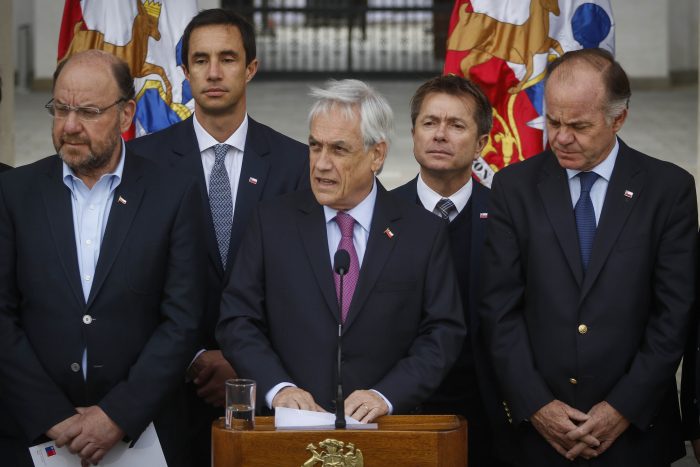 Escasez hídrica: Piñera anuncia medidas “para minimizar sus efectos en la familia y en la actividad económica” Escasez hídrica: Piñera anuncia medidas