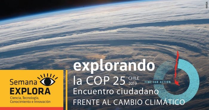 Muestra interactiva “Explorando la COP25: Encuentro Ciudadano frente al Cambio Climático” en metro Quinta Normal Muestra interactiva “Explorando la COP25: Encuentro Ciudadano frente al Cambio Climático” en metro Quinta Normal