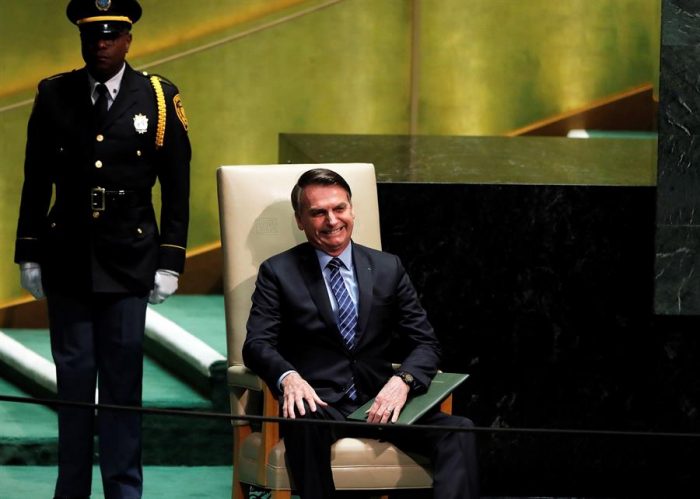 Amazonía, el socialismo y el “patriotismo” de Moro: el polémico discurso de Jair Bolsonaro que abrió la 74 Asamblea General de la ONU Amazonía, el socialismo y el “patriotismo” de Moro: el polémico discurso de Jair Bolsonaro que abrió la 74 Asamblea General de la ONU