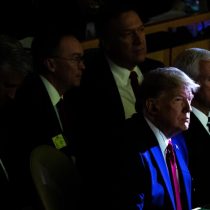 Trump se dio una vuelta por la cumbre de acción climática y se fue cuando comenzaba el panel encabezado por Piñera