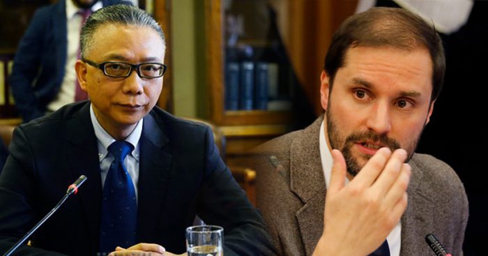Embajador chino eleva el tono contra diputado Bellolio y Cancillería trata de bajar el perfil al inédito round