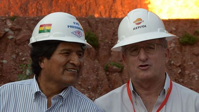 Evo busca la reelección: la paradoja del éxito de las multinacionales en la “economía plural” del presidente de Bolivia Evo busca la reelección: la paradoja del éxito de las multinacionales en la