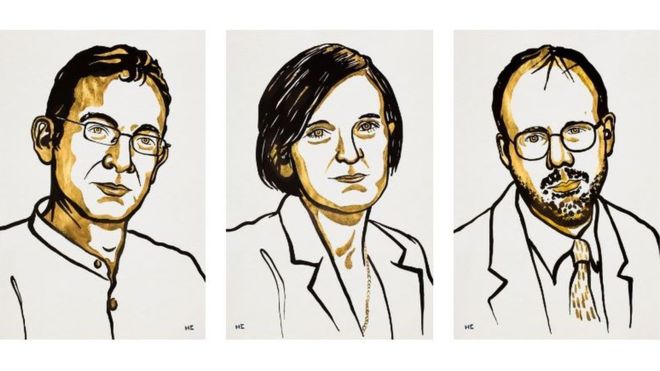 Nobel de Economía: Abhijit Banerje, Esther Duflo y Michael Kremer logran el galardón por “su enfoque para aliviar la pobreza global” Nobel de Economía: Abhijit Banerje, Esther Duflo y Michael Kremer logran el galardón por
