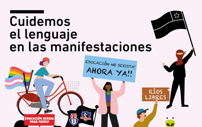 “Cuidemos el lenguaje en las manifestaciones”: artistas crean ilustraciones contra gritos transfóbicos, machistas y especistas “Cuidemos el lenguaje en las manifestaciones”: artistas crean ilustraciones contra gritos transfóbicos, machistas y especistas