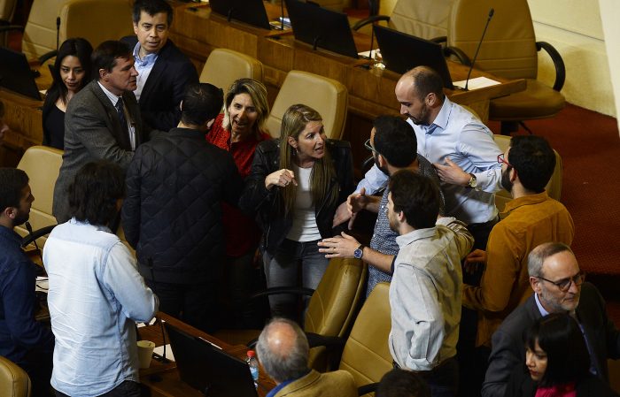 Ánimos al rojo vivo: polarización en la Cámara de Diputados marcó la sesión en que se aprobó la rebaja de la tarifa del transporte Ánimos al rojo vivo: polarización en la Cámara de Diputados marcó la sesión en que se aprobó la rebaja de la tarifa del transporte