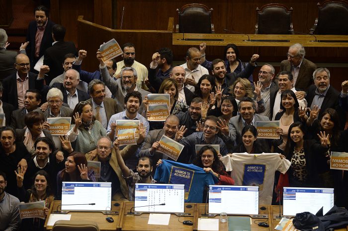 Cámara de Diputados aprueba las 40 horas y vuelve a la comisión del Trabajo Cámara de Diputados aprueba las 40 horas y vuelve a la comisión del Trabajo