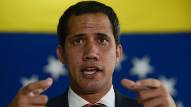 Juan Guaidó acusa que Nicolás Maduro está detrás de las protestas en Chile