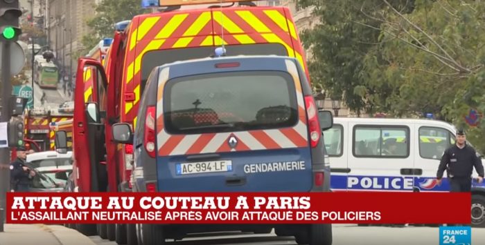 Drama en París: al menos cuatro policías mueren en ataque con cuchillo Drama en París: al menos cuatro policías mueren en ataque con cuchillo
