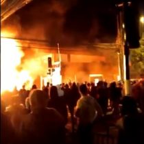 Se desencadenó la rabia contra Essal: manifestantes queman sucursal de atención al cliente en Osorno