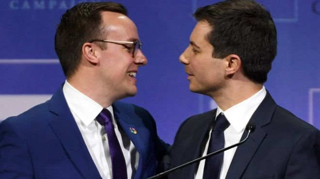 Elecciones 2020 en Estados Unidos: Pete Buttigieg el exmilitar, millennial y gay cuya candidatura amenaza a los favoritos a la nominación demócrata Elecciones 2020 en Estados Unidos: Pete Buttigieg el exmilitar, millennial y gay cuya candidatura amenaza a los favoritos a la nominación demócrata