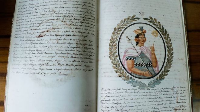Manuscrito de Sahuaraura, el excepcional documento de la nobleza inca que se creía perdido y que Perú recuperó después de más de un siglo Manuscrito de Sahuaraura, el excepcional documento de la nobleza inca que se creía perdido y que Perú recuperó después de más de un siglo