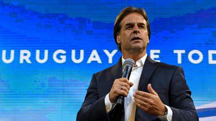El derechista Luis Lacalle Pou es el nuevo presidente electo de Uruguay El derechista Luis Lacalle Pou es el nuevo presidente electo de Uruguay