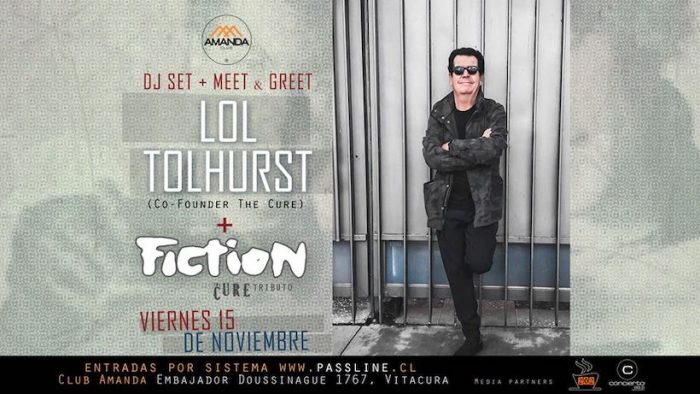 Laurence “Lol” Tolhurst, Co-Fundador de The Cure presentará su libro autobiográfico en Chile Laurence “Lol” Tolhurst, Co-Fundador de The Cure presentará su libro autobiográfico en Chile