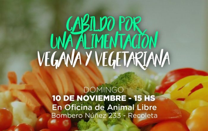 Convocan a cabildo abierto por una alimentación vegana y vegetariana Convocan a cabildo abierto por una alimentación vegana y vegetariana