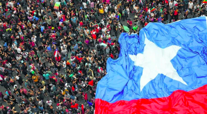 Chilenos en Estados Unidos en apoyo al pueblo de Chile