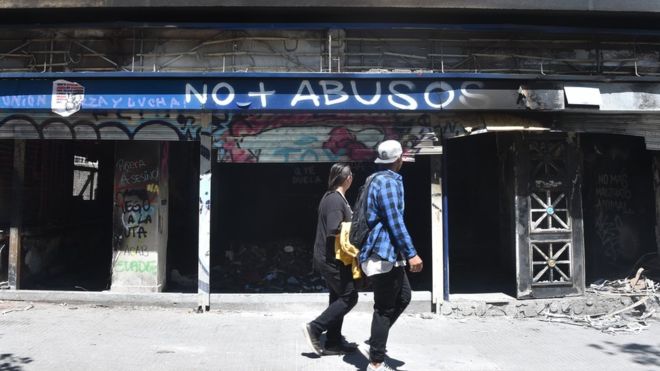 Protestas en Chile: las graves consecuencias económicas que la crisis está teniendo en las pequeñas y medianas empresas del país Protestas en Chile: las graves consecuencias económicas que la crisis está teniendo en las pequeñas y medianas empresas del país