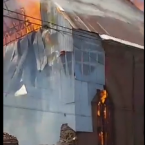 Incendian Iglesia San Francisco de Curicó, declarada Monumento Histórico en 1986