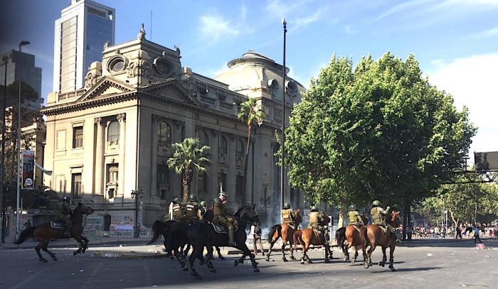 Preocupación por uso de caballos en manifestaciones Preocupación por uso de caballos en manifestaciones