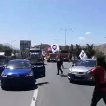Fuerte congestión en Valparaíso por protesta 