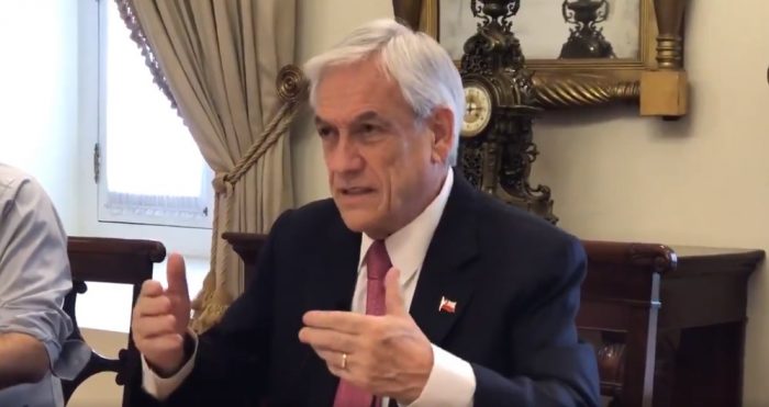 Piñera se justifica ante la prensa extranjera: “Lo que he tratado de hacer como Presidente es compatibilizar el orden público con los DD.HH.”