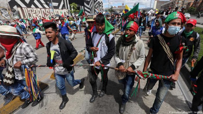 Los indígenas, protagonistas del tercer paro contra Duque en tres semanas Los indígenas, protagonistas del tercer paro contra Duque en tres semanas