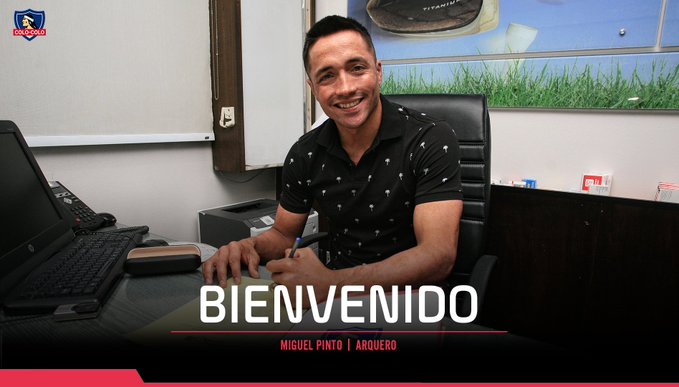 Miguel Pinto fue oficializado como nuevo refuerzo de Colo-Colo Miguel Pinto fue oficializado como nuevo refuerzo de Colo-Colo