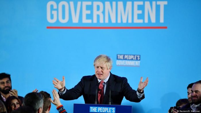 Johnson celebra victoria asegurando que se pone fin a amenaza de otro referéndum Johnson celebra victoria asegurando que se pone fin a amenaza de otro referéndum