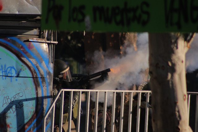 En riesgo vital sigue la menor golpeada por lacrimógena en la manifestación de Plaza Italia En riesgo vital sigue la menor golpeada por lacrimógena en la manifestación de Plaza Italia