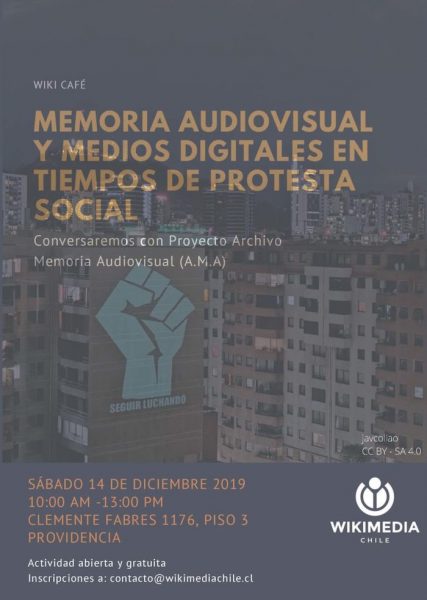 Wikicafé: “Memoria digital y medios audiovisuales” en Wikimedia Wikicafé: “Memoria digital y medios audiovisuales” en Wikimedia