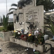 Rayan con símbolo de Patria y Libertad memorial de DD.HH. ubicado en Coquimbo