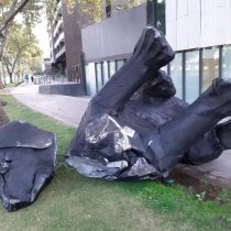 Roban y destruyen por segunda vez estatua del “Negro Matapacos”