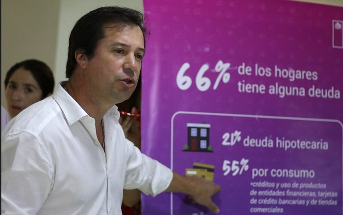 Ministro Palacios tras acuerdo para disminuir endeudamiento: «Los bancos van a contactar a cada uno de sus clientes para ofrecerles flexibilidades de pago» Ministro Palacios tras acuerdo para disminuir endeudamiento:
