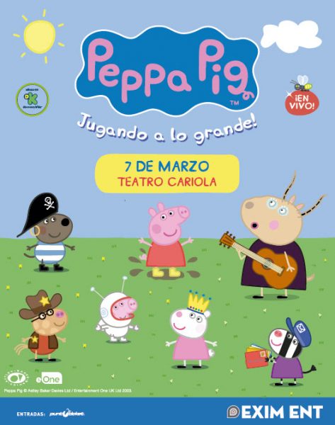 Peppa Pig en Teatro Cariola Peppa Pig en Teatro Cariola