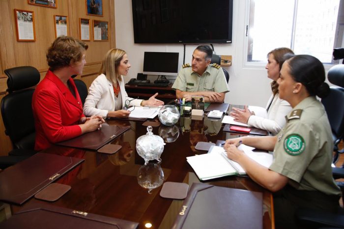 Ministra de la Mujer coordina ciclo de capacitaciones para Carabineros en casos de denuncias por violencia hacia la mujer Ministra de la Mujer coordina ciclo de capacitaciones para Carabineros en casos de denuncias por violencia hacia la mujer