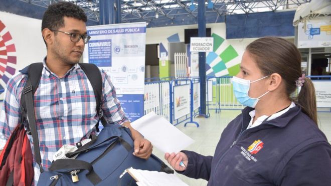 Ecuador confirma su primer caso de coronavirus Ecuador confirma su primer caso de coronavirus