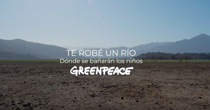 “Te robé un río”: el viral Greenpeace para denunciar la crisis hídrica “Te robé un río”: el viral Greenpeace para denunciar la crisis hídrica