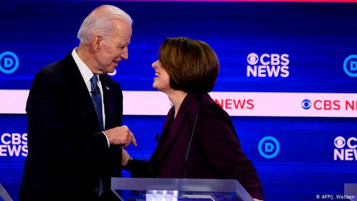 Amy Klobuchar abandona carrera por la nominación demócrata a la Casa Blanca y deja vía libre para Joe Biden Amy Klobuchar abandona carrera por la nominación demócrata a la Casa Blanca y deja vía libre para Joe Biden