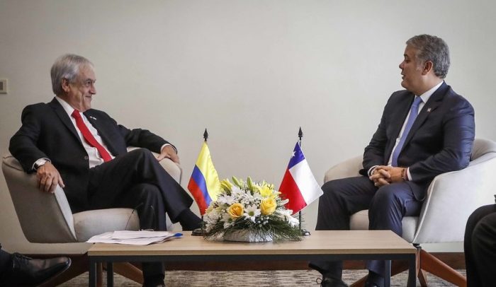 Piñera y Duque defienden un nuevo impulso de la Alianza del Pacífico y Prosur Piñera y Duque defienden un nuevo impulso de la Alianza del Pacífico y Prosur