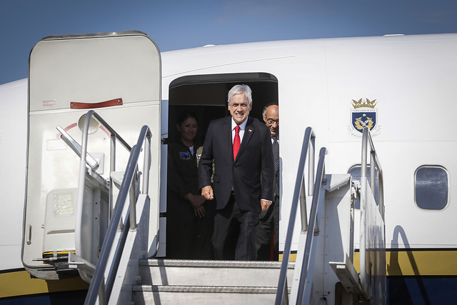 Piñera llega a Uruguay para el cambio de mando en su primer viaje fuera de Chile tras el estallido social Piñera llega a Uruguay para el cambio de mando en su primer viaje fuera de Chile tras el estallido social