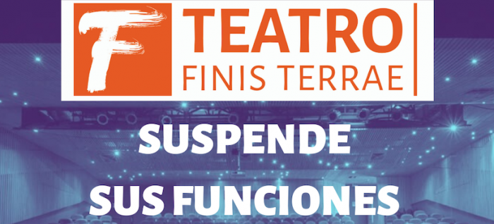 Suspensión de funciones en Teatro Finis Terrae Suspensión de funciones en Teatro Finis Terrae