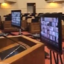 Adaptándose a la contingencia: realizan prueba de trabajo parlamentario telemático en el Congreso Nacional