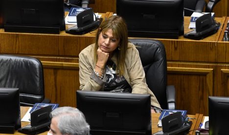 Teletrabajo a lo Van Rysselberghe: el mea culpa de la presidenta UDI tras su votación en la cama y con copa en mano