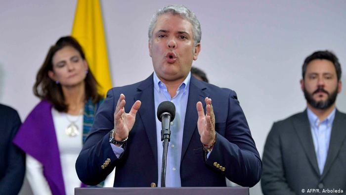 Presidente de Colombia Iván Duque rechaza que haya recibido aportes de narcotraficante Presidente de Colombia Iván Duque rechaza que haya recibido aportes de narcotraficante