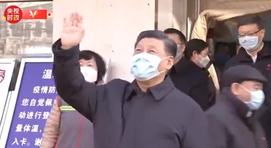 Presidente chino visita Wuhan y promete una «victoria» contra el coronavirus Presidente chino visita Wuhan y promete una