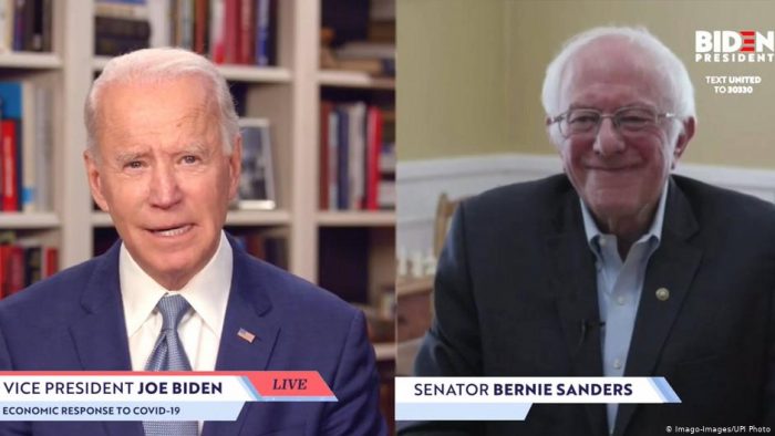 Sanders entrega su apoyo a Joe Biden para las presidenciales estadounidenses Sanders entrega su apoyo a Joe Biden para las presidenciales estadounidenses