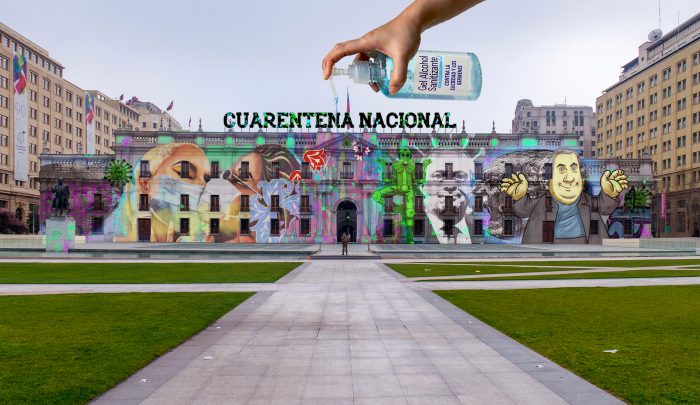 Murales virtuales, donde los artistas del estallido luchan por la cuarentena Murales virtuales, donde los artistas del estallido luchan por la cuarentena