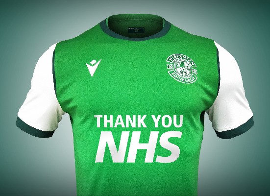 El Hibernian escocés llevará escrito en su camiseta “Gracias, salud pública” El Hibernian escocés llevará escrito en su camiseta