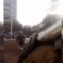 Camarógrafo de canal comunitario es detenido violentamente en Plaza de la Dignidad